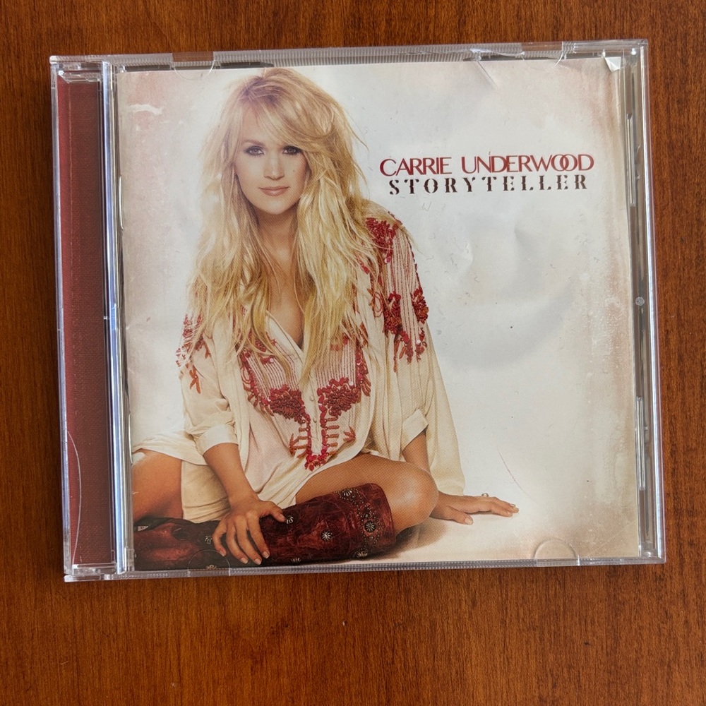 Carrie Underwood "Storyteller" CD - White & Red Cover